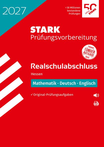 STARK Mathematik Deutsch Englisch - Realschulabschluss 2027 Hessen - Prüfungsvorbereitung