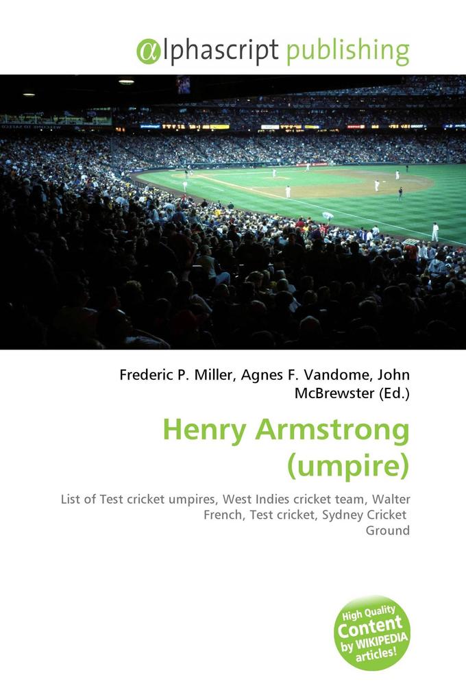 Henry Armstrong (umpire)
