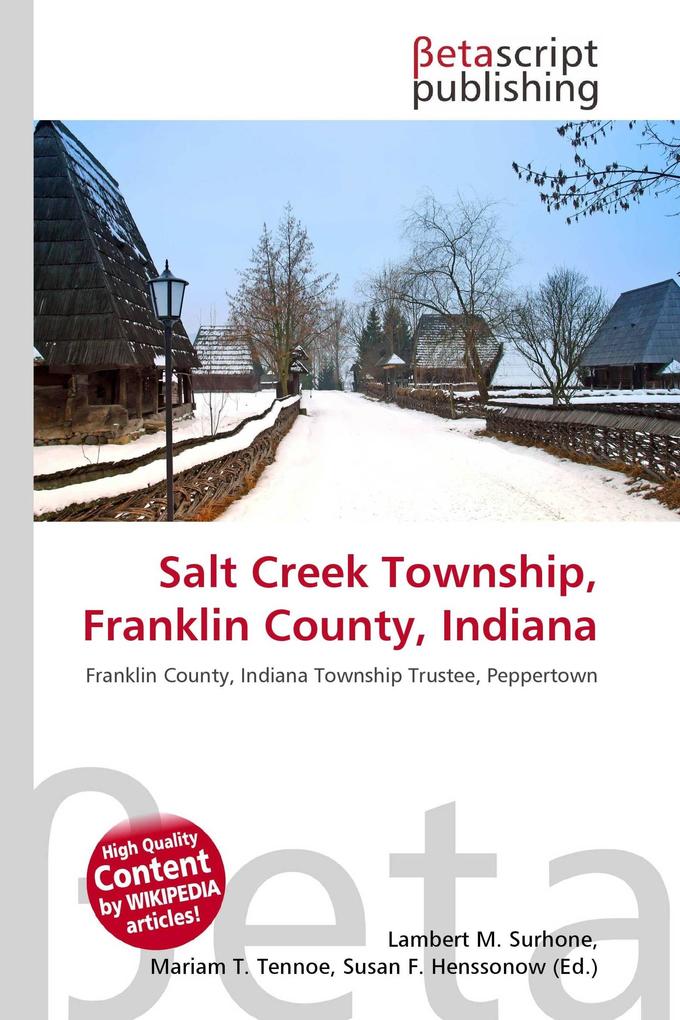 Salt Creek Township Franklin County Indiana