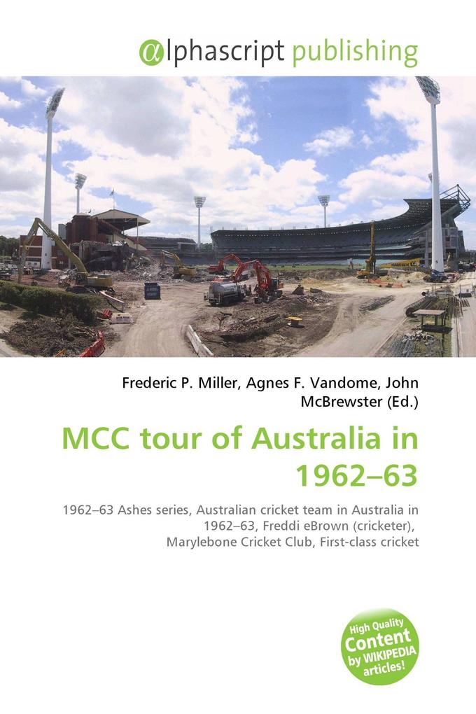 MCC tour of Australia in 1962-63
