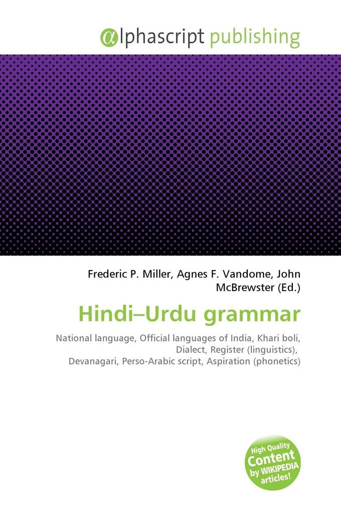 Hindi-Urdu grammar