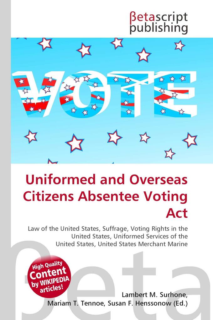 Uniformed and Overseas Citizens Absentee Voting Act