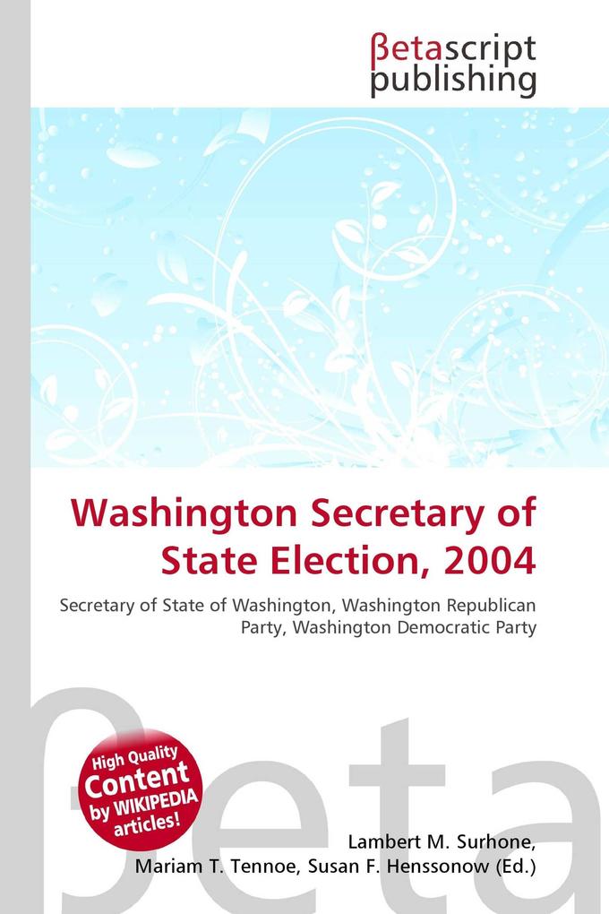 Washington Secretary of State Election 2004