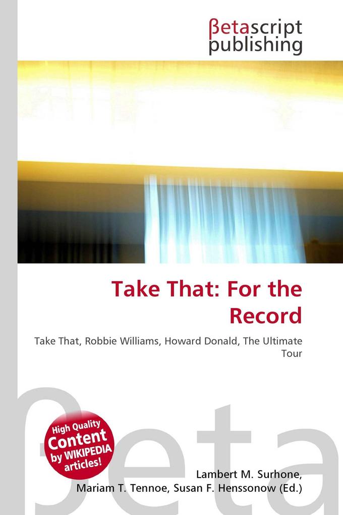 Take That: For the Record
