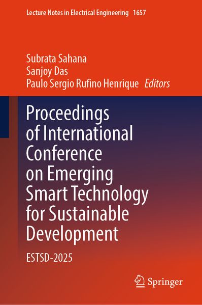 Proceedings of International Conference on Emerging Smart Technology for Sustainable Development