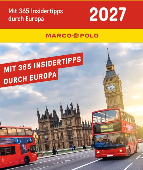 Abreißkalender MARCO POLO: Mit 365 Insidertipps durch Europa 2027