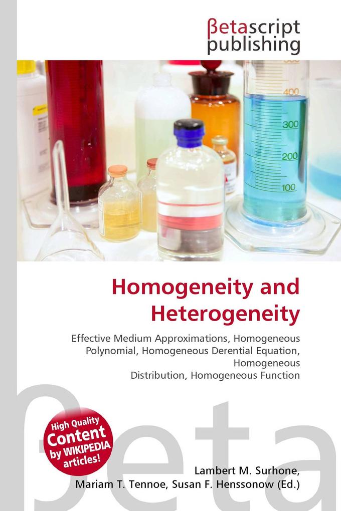 Homogeneity and Heterogeneity