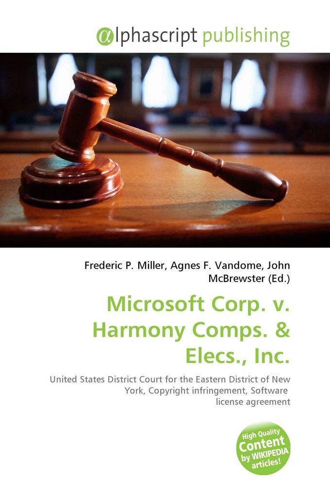 Microsoft Corp. v. Harmony Comps.