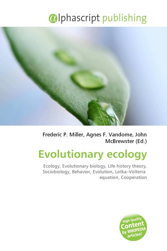 Evolutionary ecology