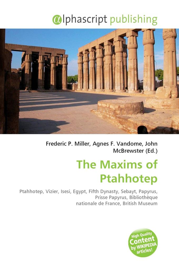 The Maxims of Ptahhotep