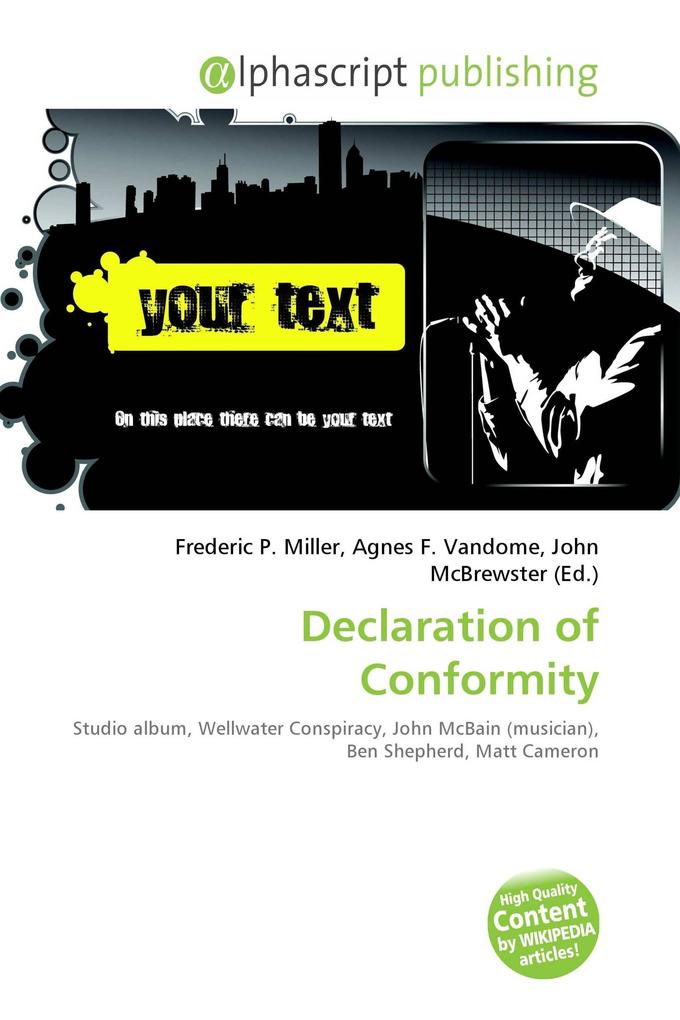 Declaration of Conformity