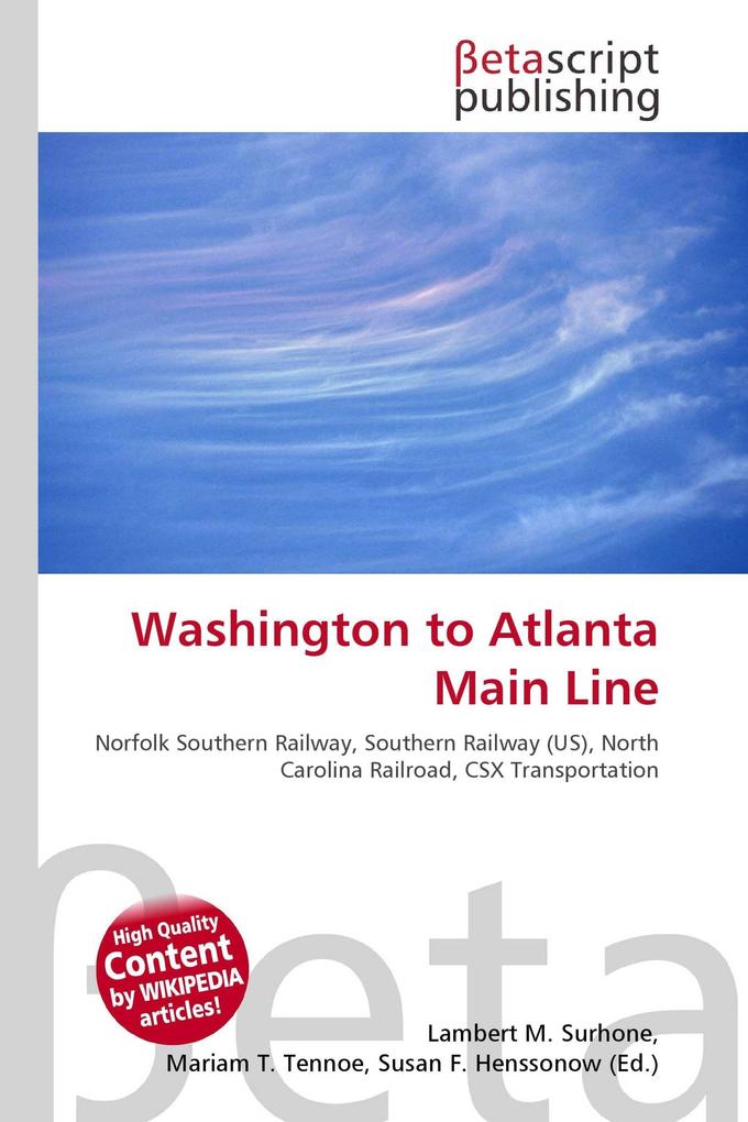 Washington to Atlanta Main Line