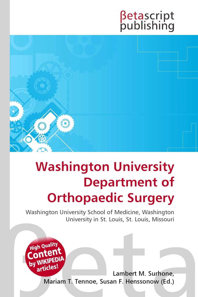 Washington University Department of Orthopaedic Surgery