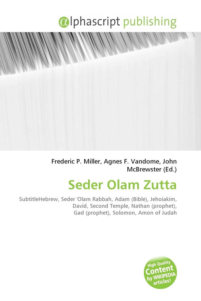 Seder Olam Zutta