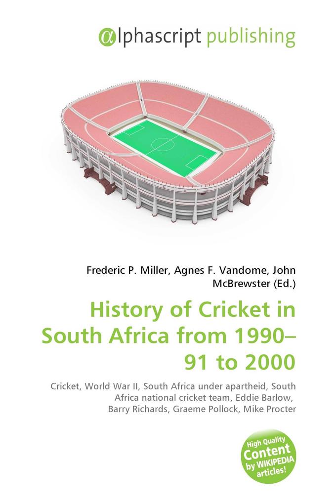 History of Cricket in South Africa from 1990-91 to 2000