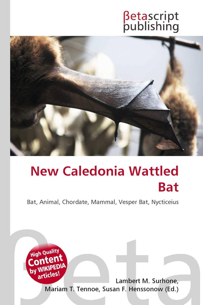 New Caledonia Wattled Bat