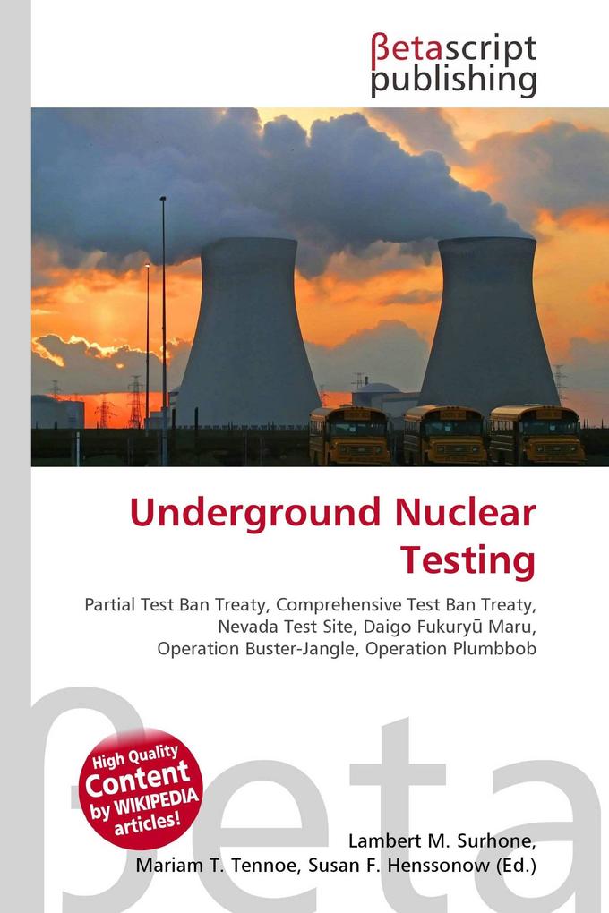 Underground Nuclear Testing
