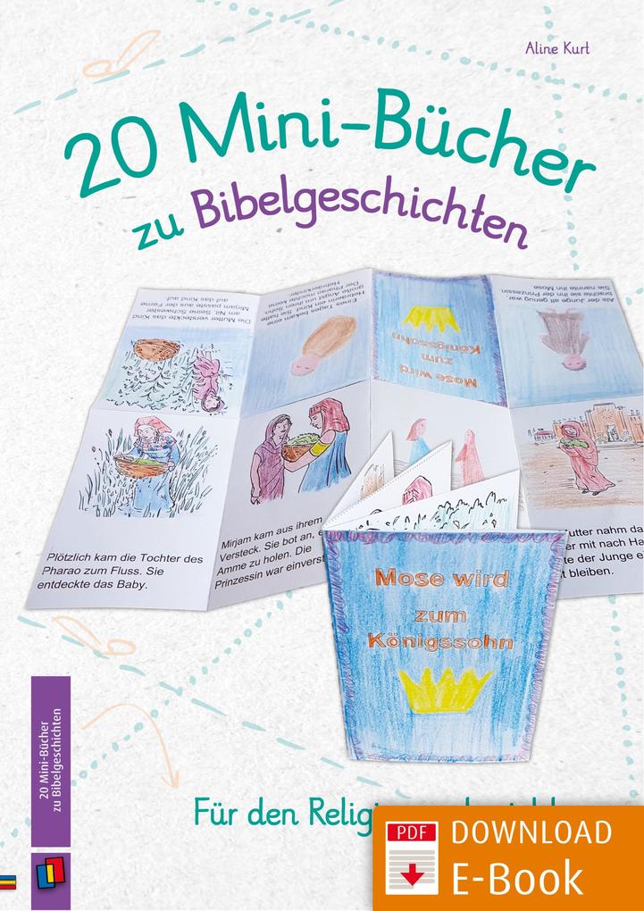 20 Mini-Bücher zu Bibelgeschichten