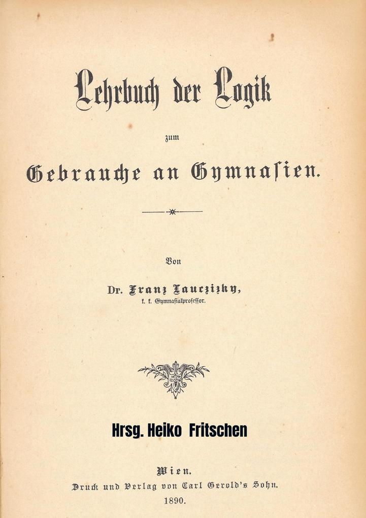 Lehrbuch der Logik