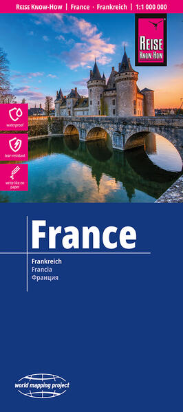 Reise Know-How Landkarte Frankreich | France (1:1.000.000)