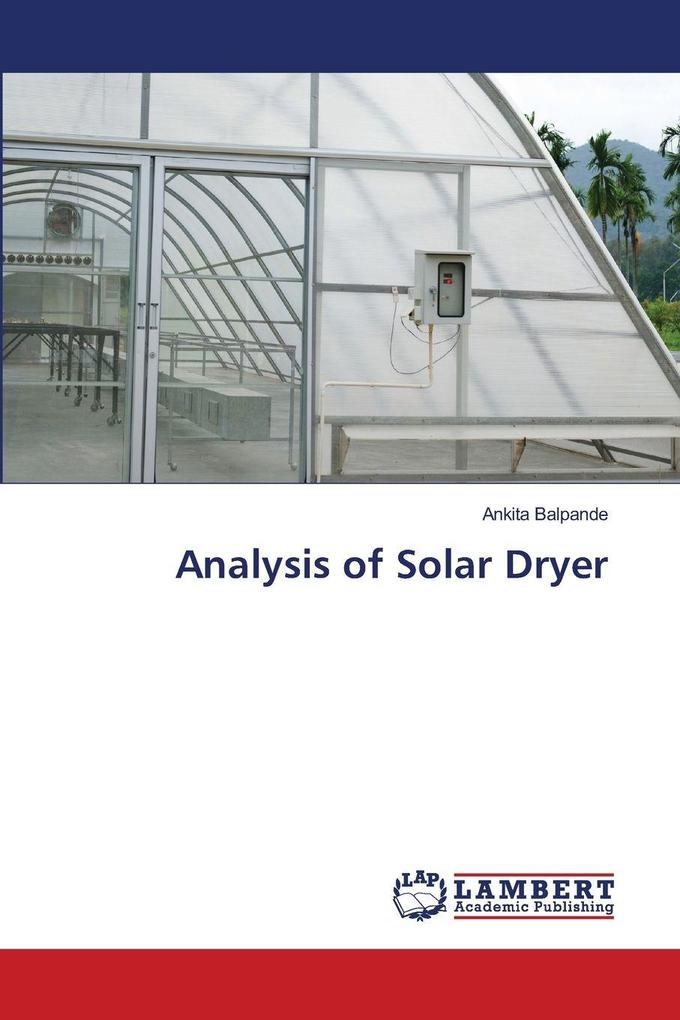 Analysis of Solar Dryer