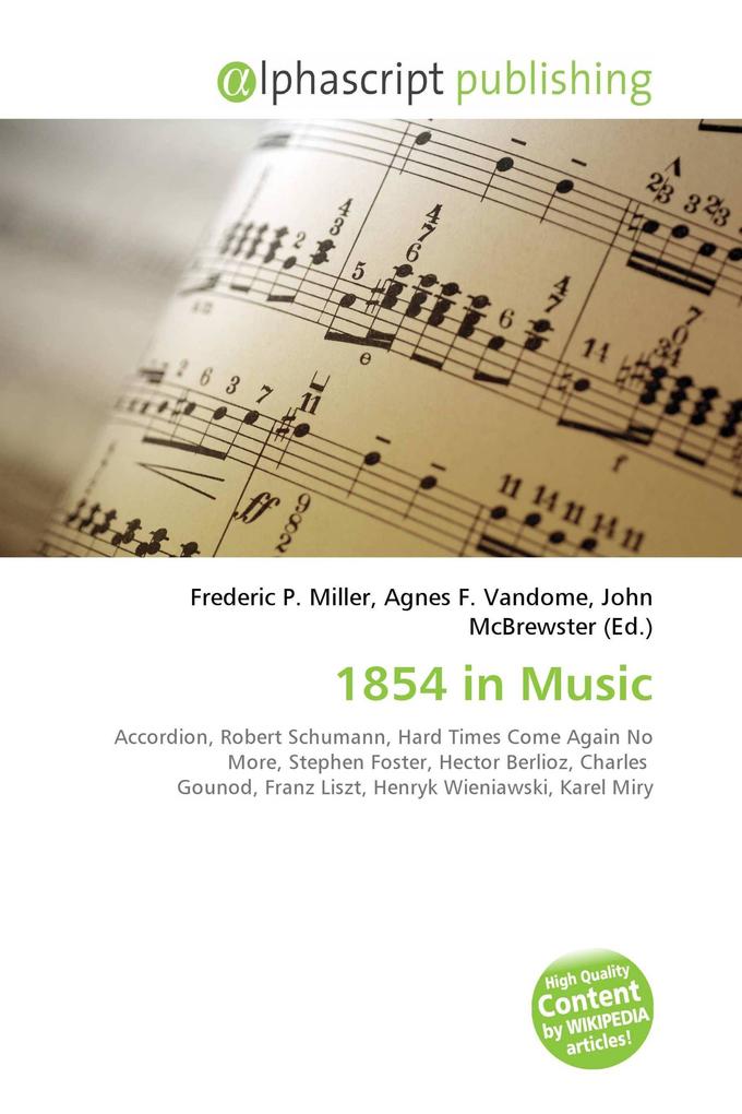 1854 in Music