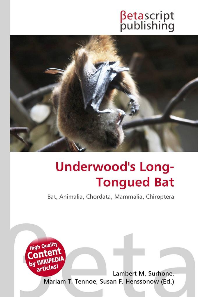 Underwood's Long-Tongued Bat