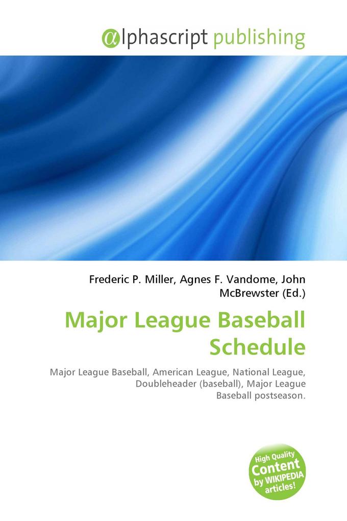 Major League Baseball Schedule