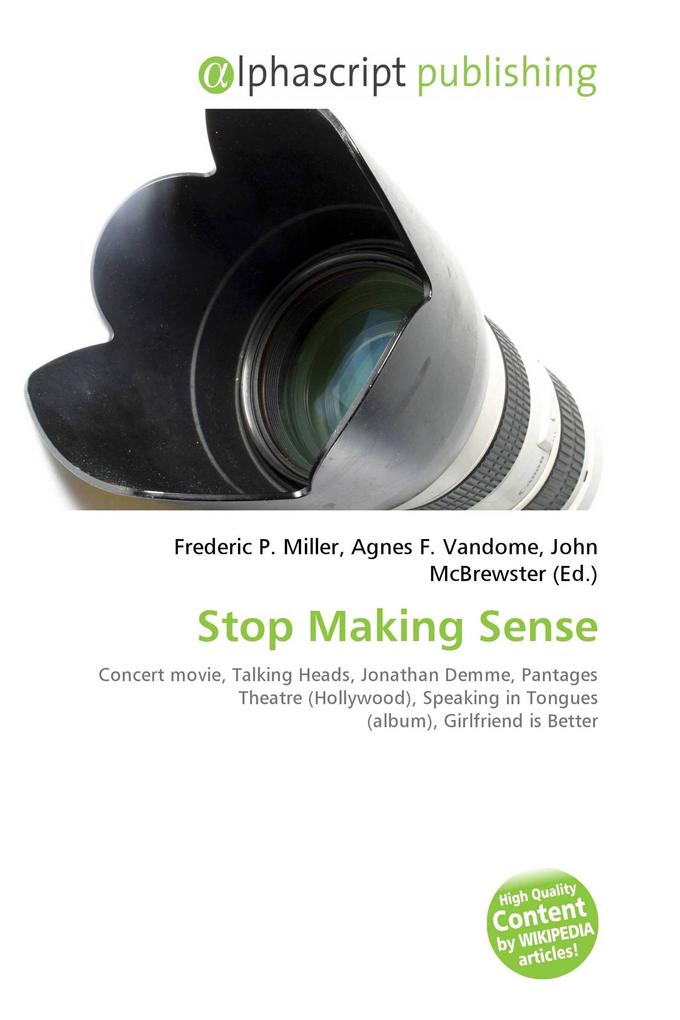 Stop Making Sense