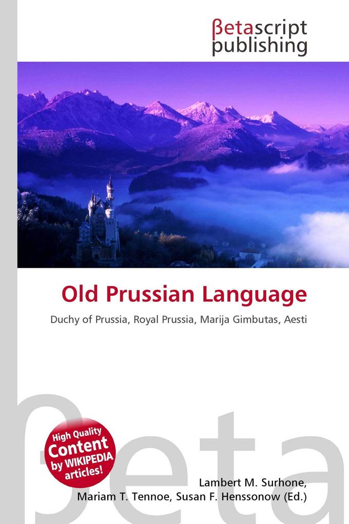 Old Prussian Language