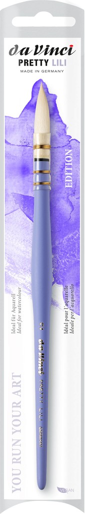 da Vinci Pinsel PRETTY LILI EDITION Aquarellpinsel Pinsel Größe 2