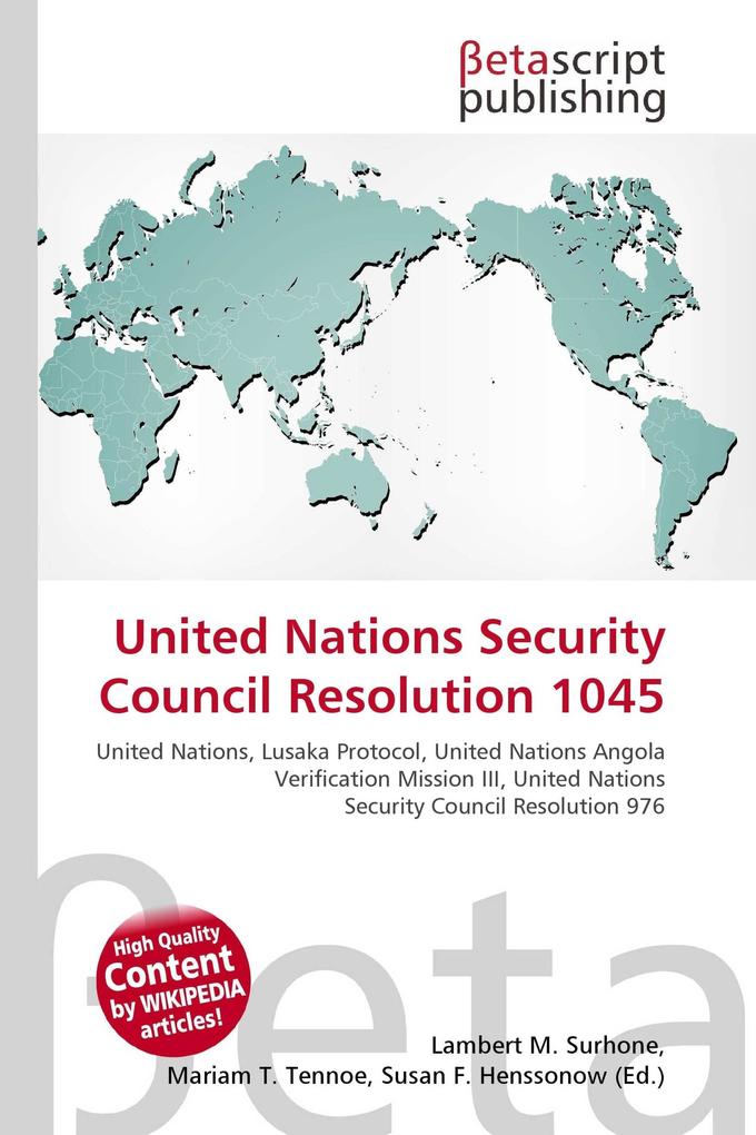 United Nations Security Council Resolution 1045