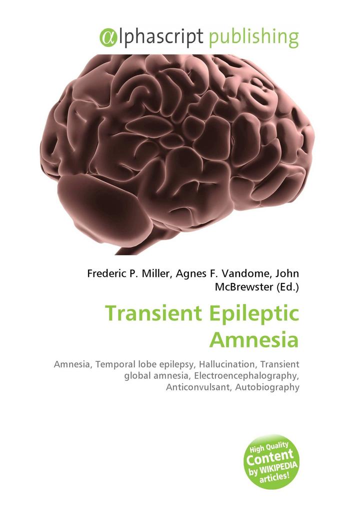 Transient Epileptic Amnesia