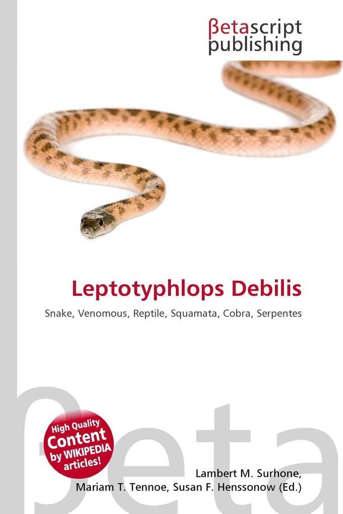 Leptotyphlops Debilis