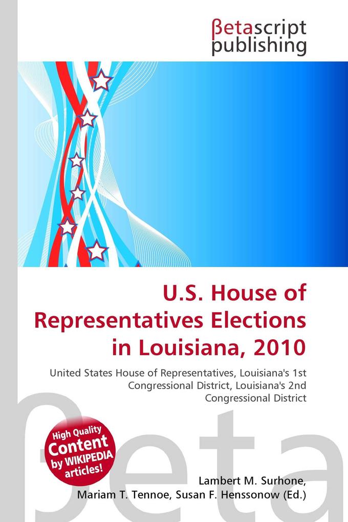 U.S. House of Representatives Elections in Louisiana 2010