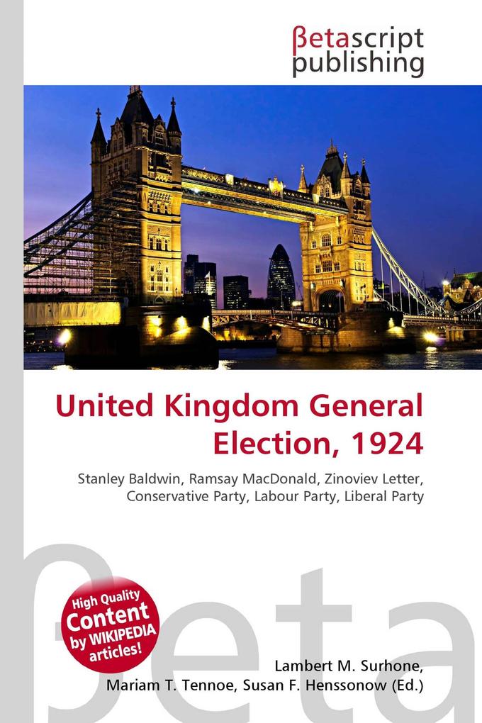 United Kingdom General Election 1924