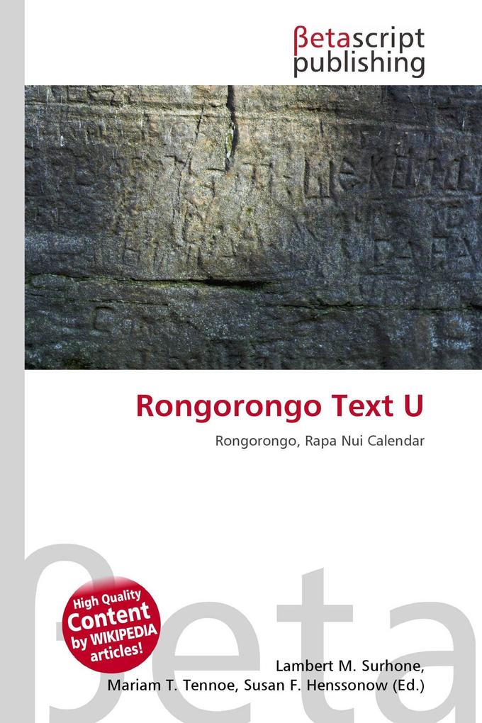 Rongorongo Text U