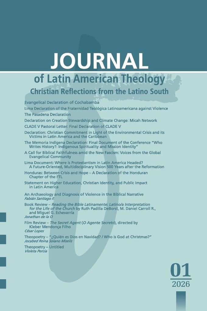 Journal of Latin American Theology Volume 21 Number 1