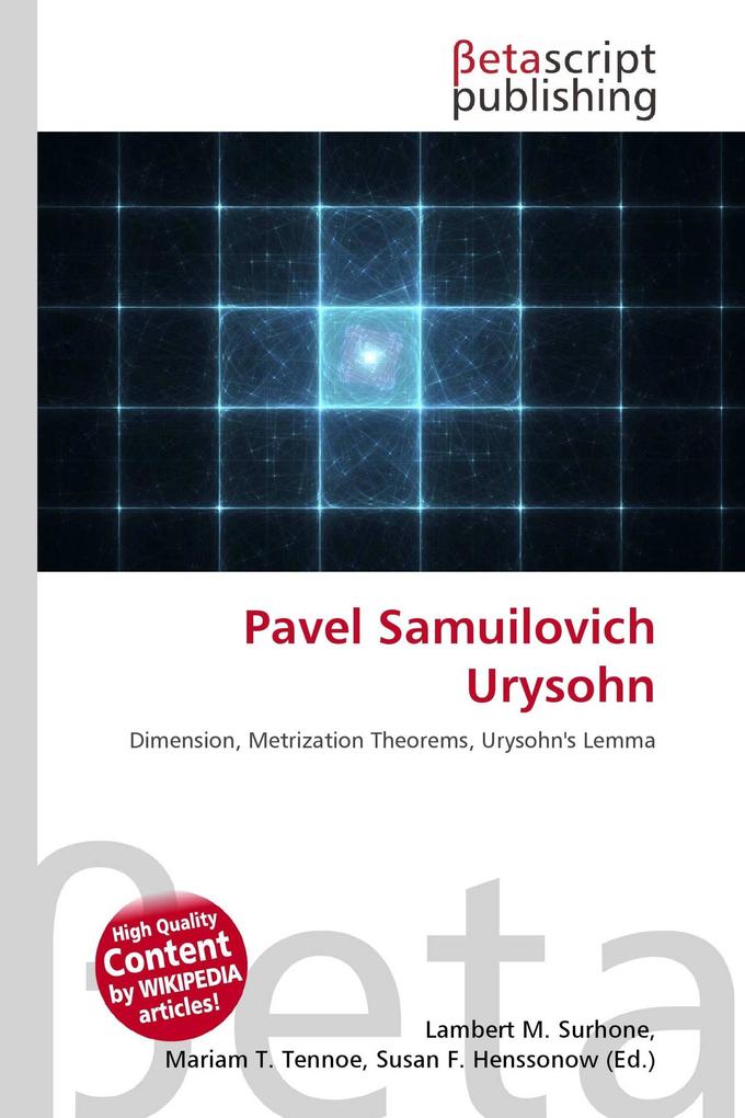 Pavel Samuilovich Urysohn