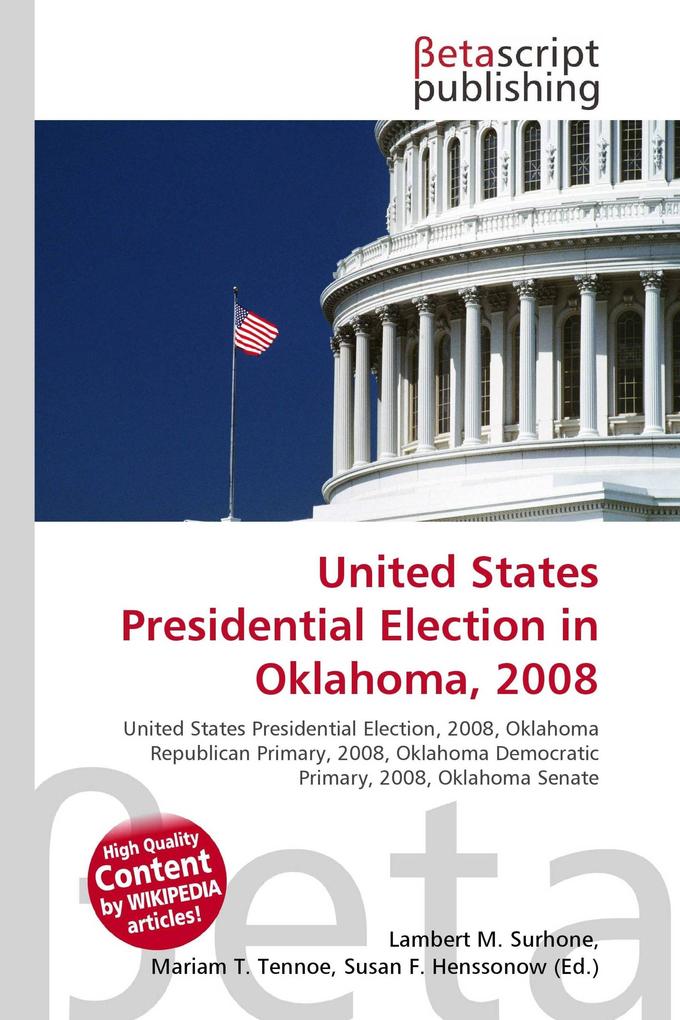 United States Presidential Election in Oklahoma 2008