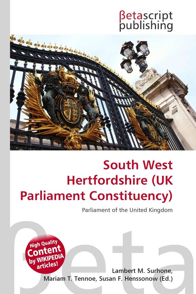 South West Hertfordshire (UK Parliament Constituency)