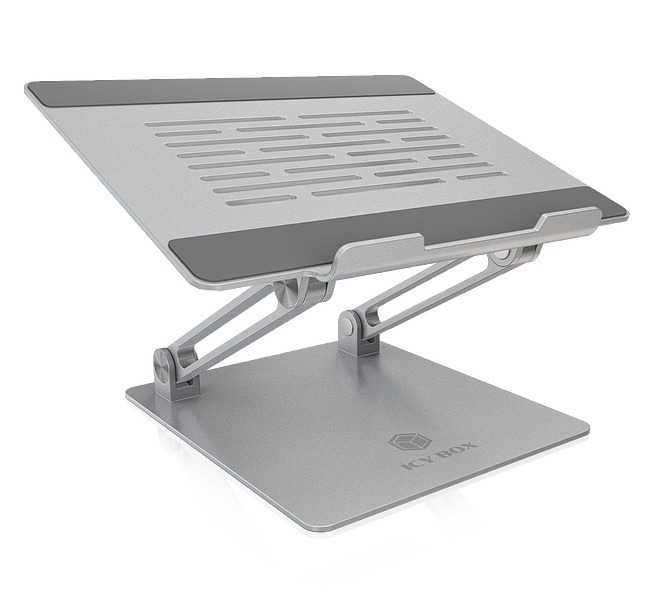 RAIDSONIC ICY BOX höhenverstellbarer und freistehender Notebookständer für Notebooks bis 17''