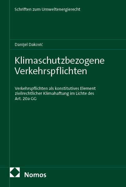 Klimaschutzbezogene Verkehrspflichten