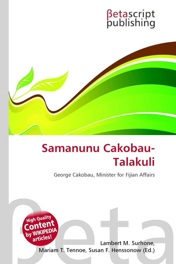 Samanunu Cakobau-Talakuli
