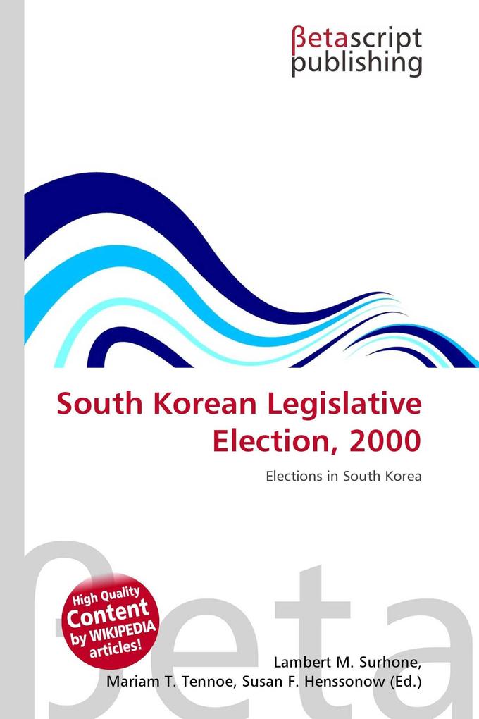 South Korean Legislative Election 2000