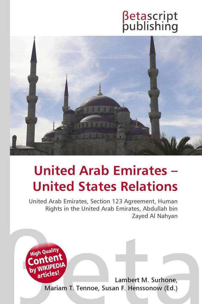 United Arab Emirates - United States Relations