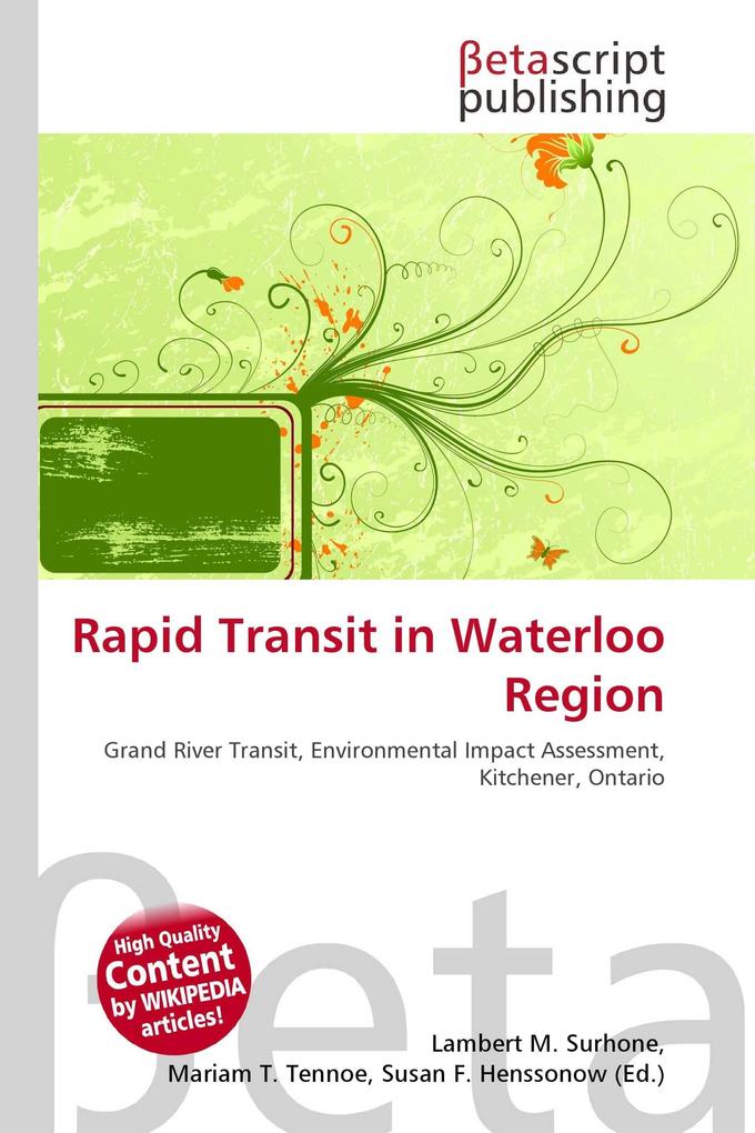 Rapid Transit in Waterloo Region