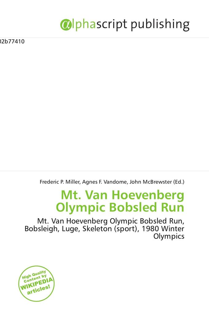 Mt. Van Hoevenberg Olympic Bobsled Run