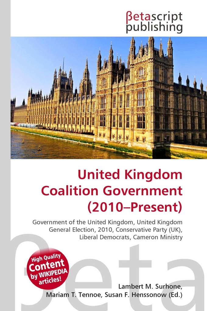 United Kingdom Coalition Government (2010-Present)
