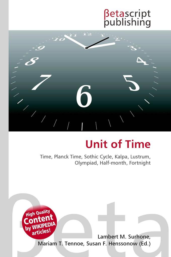 Unit of Time